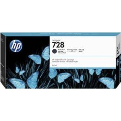 CARTUCHO HP 728 negro mate ALTA CAPACIDAD