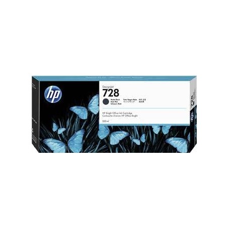 CARTUCHO HP 728 negro mate ALTA CAPACIDAD