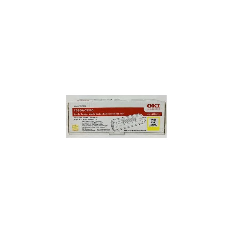 OKI C5800/C5900 AMARILLO