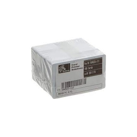 ZEBRA PREMIER CARD, 500 PIEZAS( 104523-111)