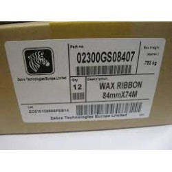 RIBBON ZEBRA 2300 WAX (02300GS08407) CERA