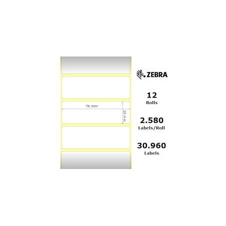 ROLLOS ETIQUETAS ZEBRA Z-SELECT 2000T (800273-105)