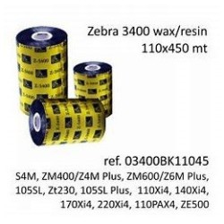 RIBBON ZEBRA 3400 (03400BK11045)