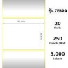 ROLLOS ETIQUETAS ZEBRA Z-PERFORM 2000T (303060)