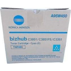 TONER KONICA MINOLTA BIZHUB C3851 (TNP49C) CIAN