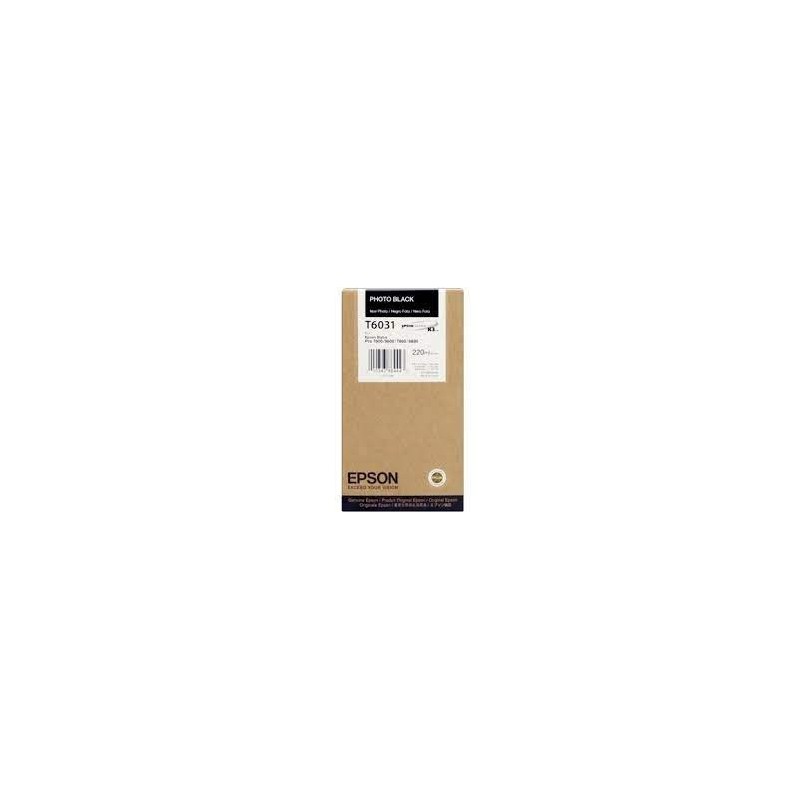 Cartucho EPSON STYLUS PRO 7800 (T6031) negro photo